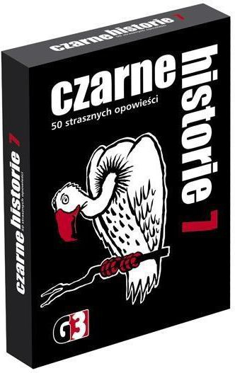 Lojë me letra G3 Black Stories 7, lojë misteri, në kuti, e zezë