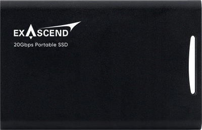 SSD i jashtëm Exascend Element, 4TB, USB 3.2, i zi