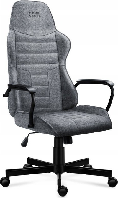Karrige zyre Mark Adler Boss 4.2, rrotulluese, mekanizëm lëkundës, gri