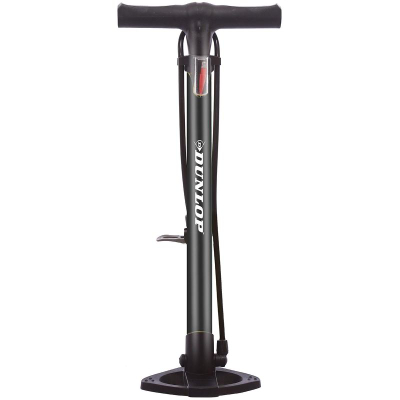 Pompë dyshemeje Dunlop Floor Pump, 12 bar, për biçikletë, e zezë
