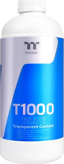 Lëng ftohës Thermaltake T1000, 1L, transparent, blu