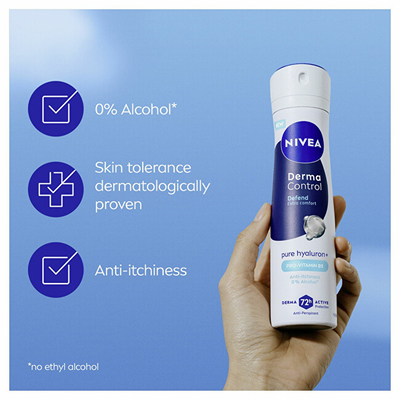 Antiperspirant sprej Nivea Derma Control Defend, 150 ml