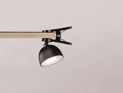 Lampë tavoline Reality Leuchten Maxima, LED, 41cm, e zezë