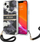 Mbulesë telefoni Guess Camo Strap për iPhone 13 Mini 5.4", me rrip dore, kamuflazh e zezë