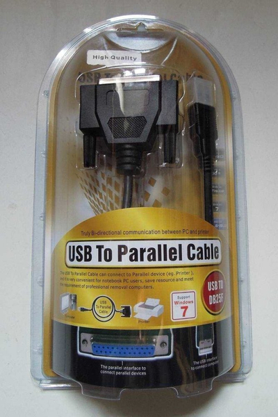 Kabllo USB PremiumCord USB A në DB25, 1 m, e zezë