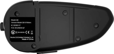 Interkom motoçiklete Ejeas Q8, Bluetooth, rezistent ndaj ujit, i zi