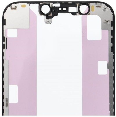 Kornizë LCD MUSTTBY për iPhone 12 mini, me shirit ngjitës, e zezë