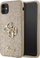 Futrollë telefoni Guess GUHCN61HG4SGD për iPhone 11/Xr 6.1\", Glitter Script Big 4G, e artë