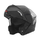 Helmetë modulare motoçiklete Nox N968 Ultra, vizor i gjerë, brendësi e butë, gri