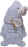Xhepa takëmesh Boltze Home Gnome, set 4 copë, 12.5 x 27 cm, gri e çelët