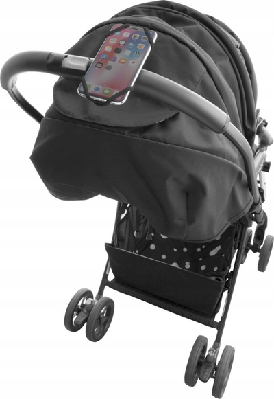 Mbajtëse telefoni për biçikletë BONE Bike Tie 4, 4.7-7.2", e zezë