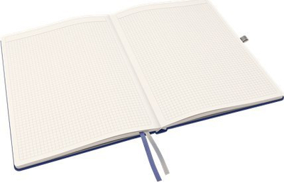 Fletore Leitz Style, A4, kapak i fortë, katrore, blu titan