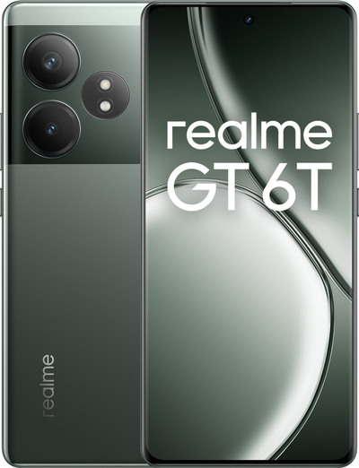 Telefoni Realme GT 6T, 8GB RAM, 256GB, 5G, jeshile
