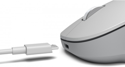 Мишка Microsoft Surface Precision, ергономска, USB Bluetooth, сива