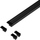 Set profil alumini për shirit LED GOOBAY BAR15, 2000 x 12.8 x 9 mm, montim i fshehtë, i zi
