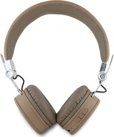 Kufje Bluetooth Guess GUBH70PGTSPSW, on ear, ENC, kafe