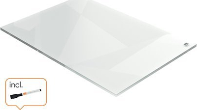 Транспарентна акрилна мини табла за пишување Nobo, А4, за маса, проѕирна