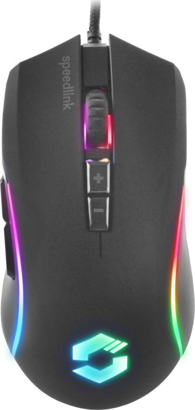 Maus gaming SPEEDLINK SL-680022-RRBK, USB, 6400 DPI, i zi