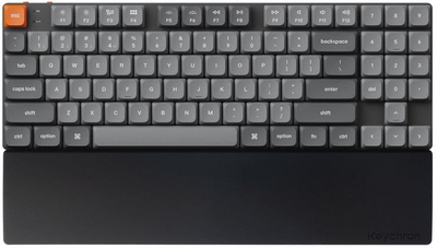 Mbështetëse silikoni për shuplakë Keychron, K1 SE K1 Pro K13 Pro, kundër rrëshqitjes, e zezë