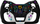 Timon sim racing Cube Controls GT X2, 320mm, ekran 5\", i bardhë me paddles blu