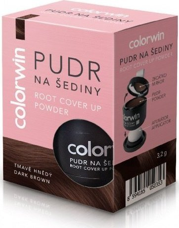 Pudër flokësh Colorwin për rrënjë, për volum ma shumë, kafe e errët 3.2g