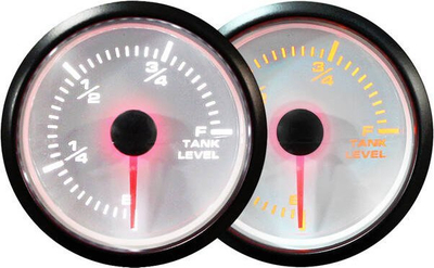 Matës karburanti Auto Gauge STP2W, 52mm, 10–180 ohm, inox
