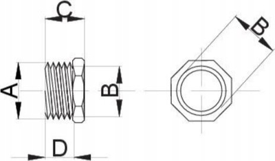 Reduktor bronzi Hydroland, 1\" në 3/4\", për ujësjellës