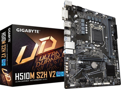 Pllakë amë Gigabyte H510M S2H, V2, Intel H510, 64 GB, Socket 1200, DDR4, e zezë