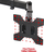 Mbajtëse tavoline për monitorë Esperanza Sylen ESP-ERW018, 2 monitorë, 10"-27", e zezë