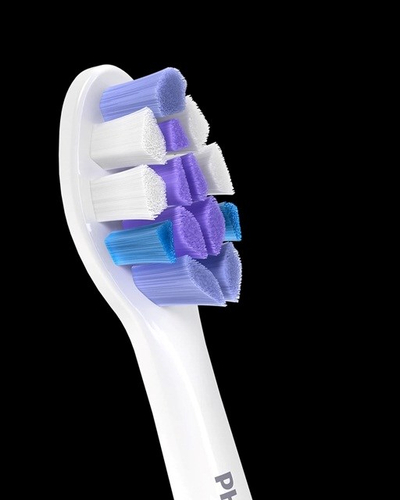 Koka zëvendësuese furçe dhëmbësh Philips Sonicare Sensitive HX6052/87, set 2 copë, të bardha