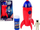 Makina për flluska Leantoys Bubble Rocket, automatike, me solucion, e kuqe
