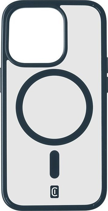 Mbrojtëse telefoni Cellularline Pop MagSafe për iPhone 15 Pro Max, transparente, blu