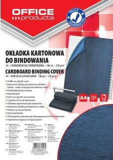 Kapakë lidhës Office Products 20232525-11, A4, 250gsm, blu e errët