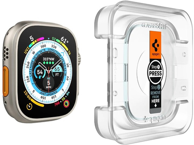 Заштитно стакло Spigen EZ Fit за Apple Watch Ultra 49мм, 2 парч.