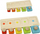 Loja druri Masterkidz Sizes and Colors, puzzle edukativ, zhvillim motorik, shumëngjyrëshe
