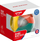 Top me zile LeanToys Colorful Rattle Ball, figura gjeometrike, shumëngjyrësh