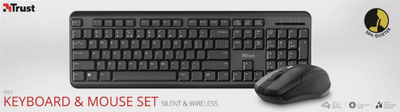 Tastier dhe maus Trust Ody Silent Wireless (23942), Us, e zezë