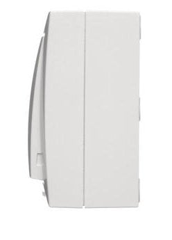 Çelës shkalle Simon AquaClick 2x, 10A, IP44, i bardhë