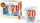 Filxhan Kukartka 70 Vjetor, porcelan, 300ml, shumëngjyrësh