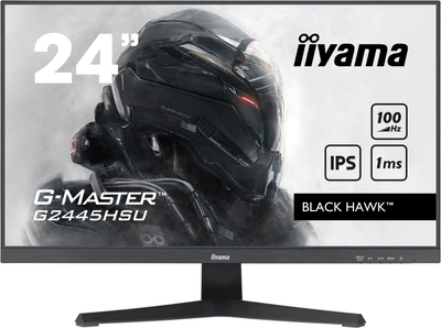 Monitor iiyama G-MASTER, 24", 1920 x 1080, Full HD, 100 Hz, i zi