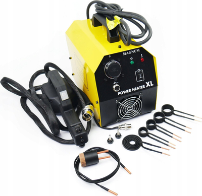 Ngrohës induktiv Magnum Power Heater XL, profesional, për vida dhe pjesë metalike, portokalli