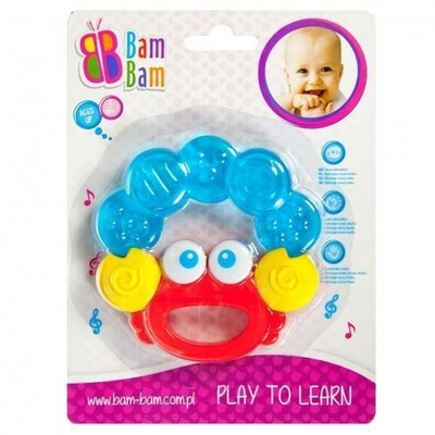 Dhëmbëzues për foshnje BamBam (214296), i kaltër / kuq