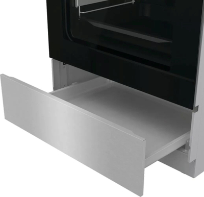 Shporet me gaz dhe furrë elektrike Gorenje G600 GKS6C71XF, 4 vatra, 71L, inox