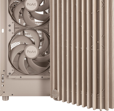 Kuti kompjuteri ASUS ProArt PA401 Wood Edition, ATX, ventilator PWM, beige