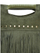 Çantë dore AW25 LV 8189T, lëkurë suede, me rrip të rregullueshëm, jeshile ushtarake