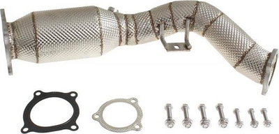 Downpipe TurboWorks për Audi A4 A5 Q5 2.0 TFSI, me heat shield, çelik inox