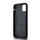 Mbrojtëse telefoni DKNY Liquid Silicone Arch Logo MagSafe, për iPhone 11, silikon, e zezë