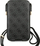 Çantë telefoni Guess 4G Metal Logo Pouch L, PU, me kordelë, gri