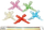 Декоративна лента Shrink Ribbon, 2cm, 50cm, пастелни бои