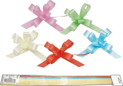 Декоративна лента Shrink Ribbon, 2cm, 50cm, пастелни бои